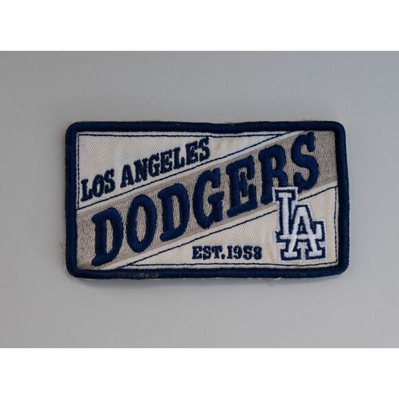 Vintage Los Angeles Dodgers EST. 1958 Patch MLB Baseball 4.5x2 - Picture 1 of 4